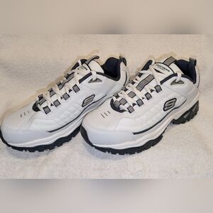 Skechers Men's Energy After Burn Leather Uppers Sports Shoes Size 11 BRAND NEW